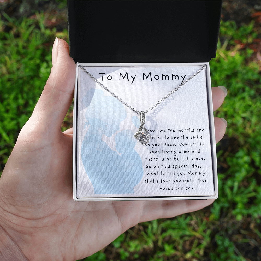 To My Mommy Blue | Alluring Beauty Necklace