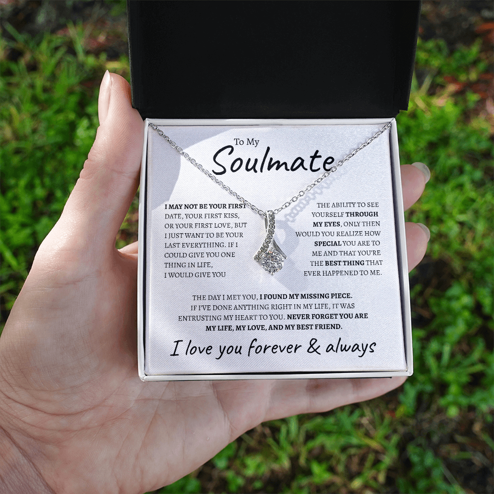 To My Soulmate "I want to be your last" | Alluring Beauty Necklace