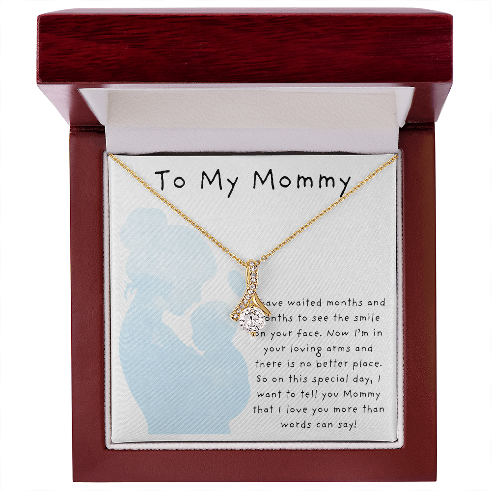 To My Mommy Blue | Alluring Beauty Necklace
