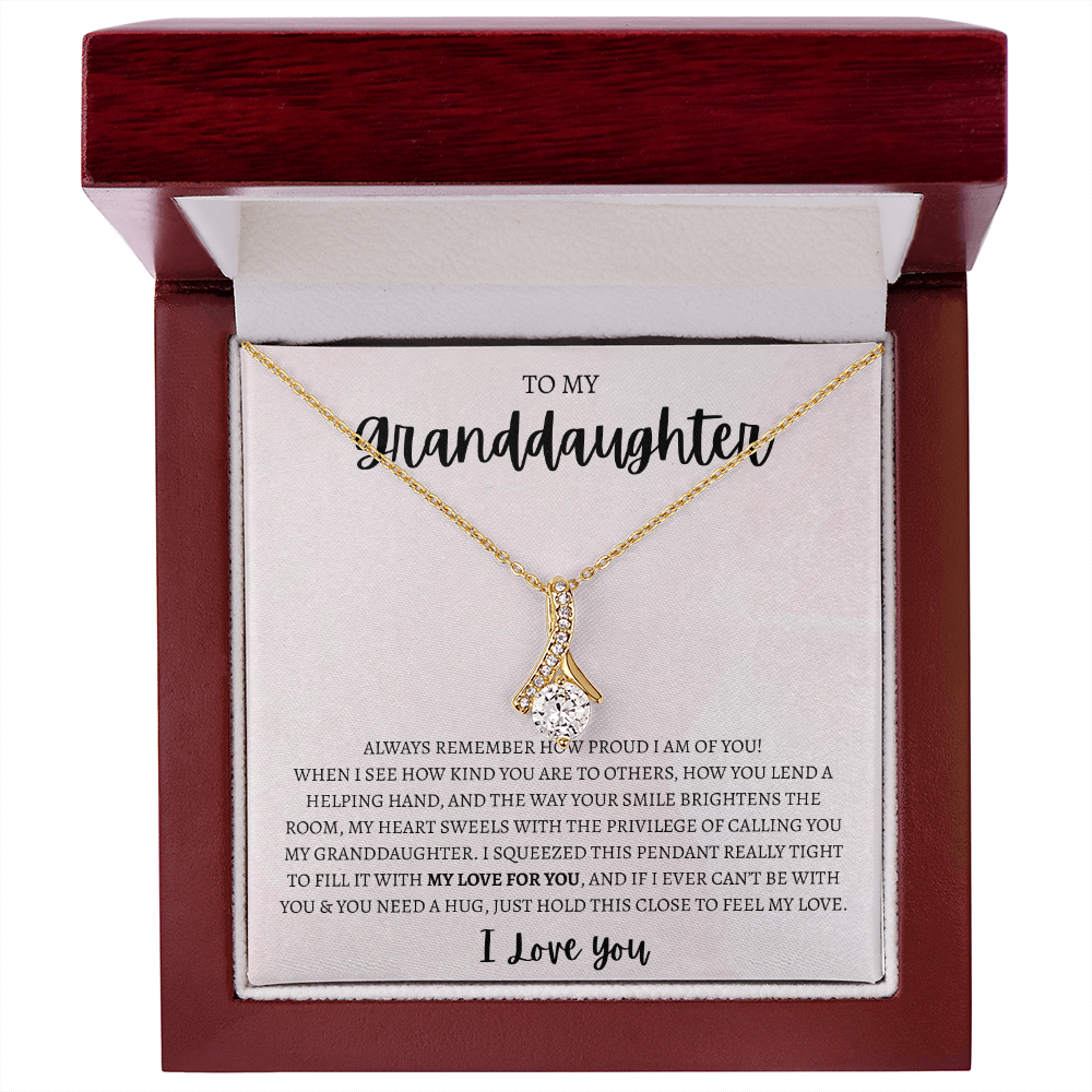 To My Granddaughter | Alluring Beauty Necklace