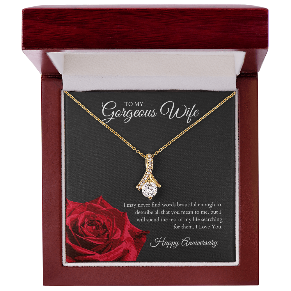 Anniversary Gift to Gorgeous Wife | Alluring Beauty Necklace