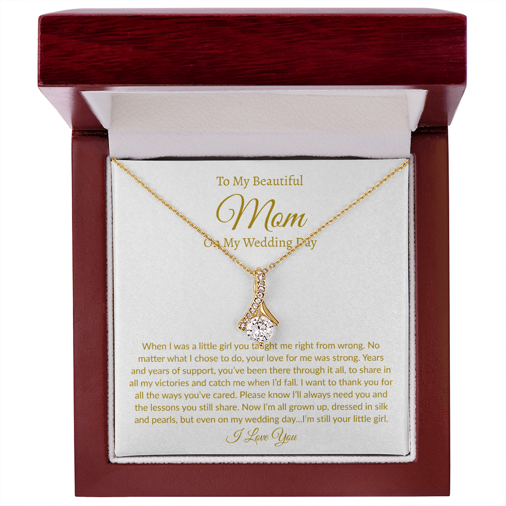 My Beautiful Mom on my Wedding | Alluring Beauty Necklace