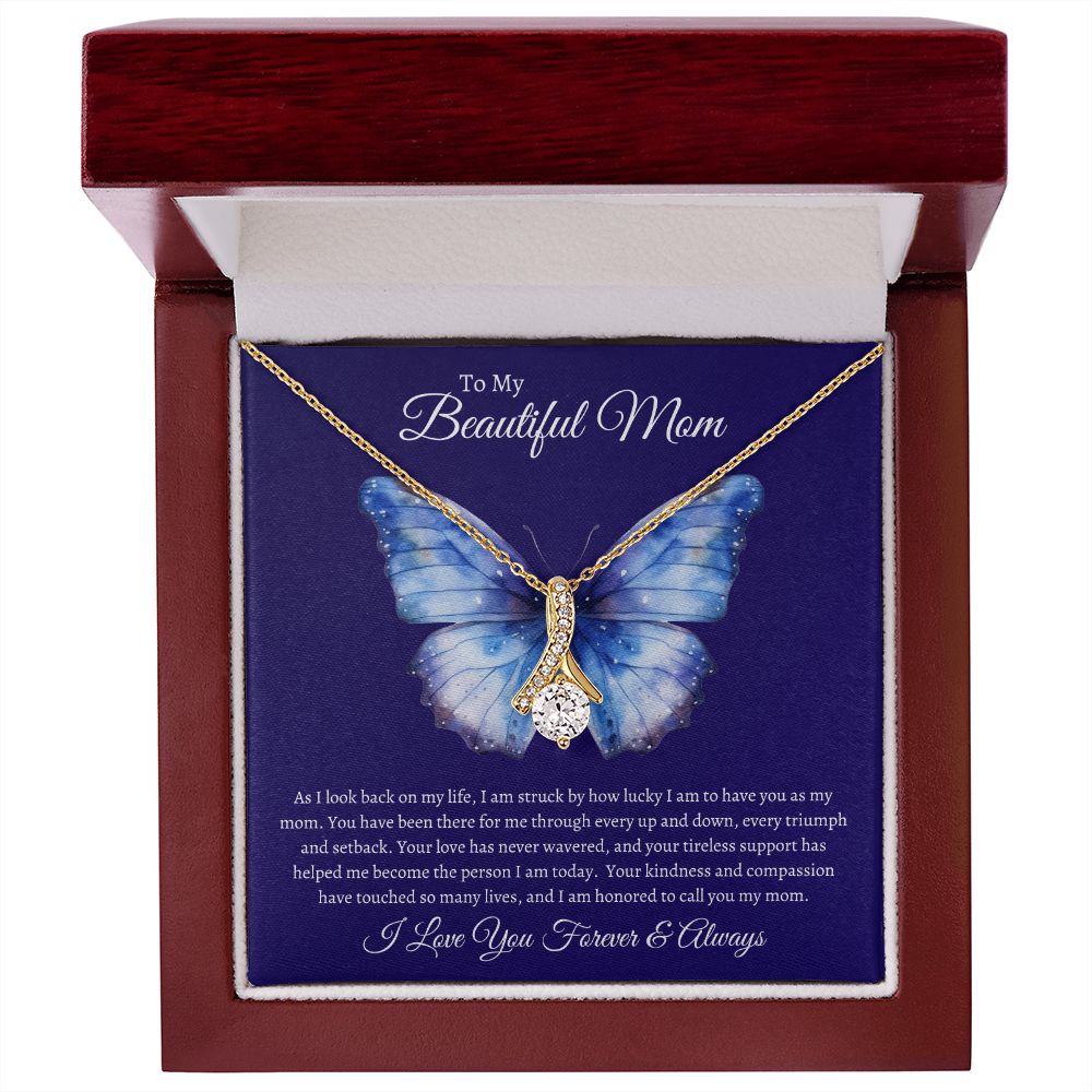 To My Beautiful Mom | Alluring Beauty Necklace