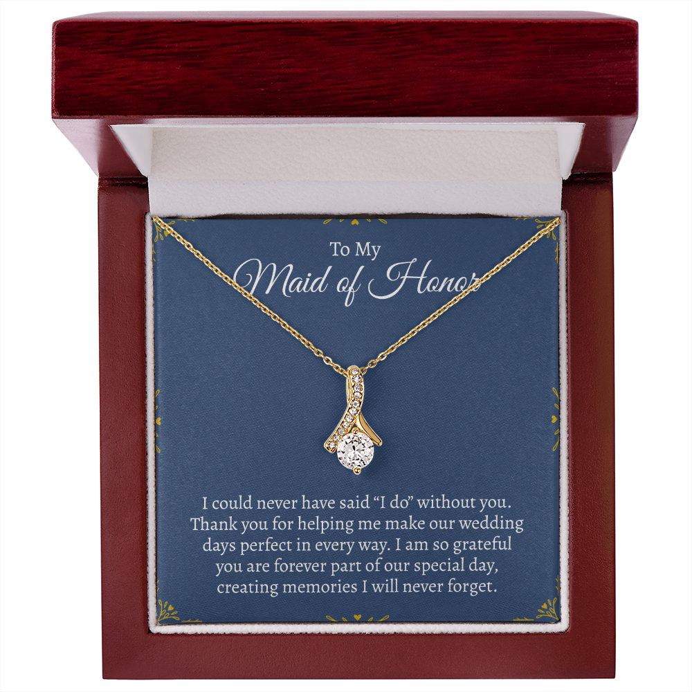 To My Maid of Honor | Alluring Beauty Necklace