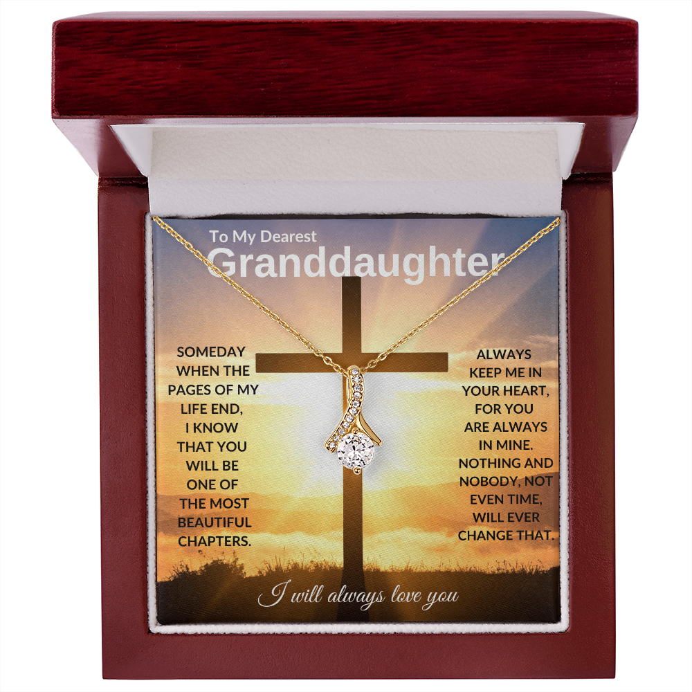 To My Dearest Granddaughter | Alluring Beauty Necklace
