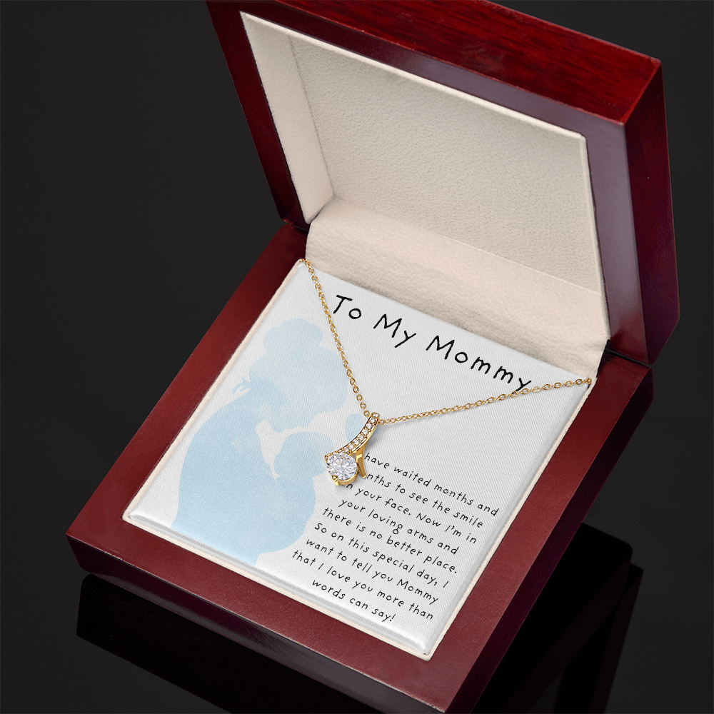 To My Mommy Blue | Alluring Beauty Necklace