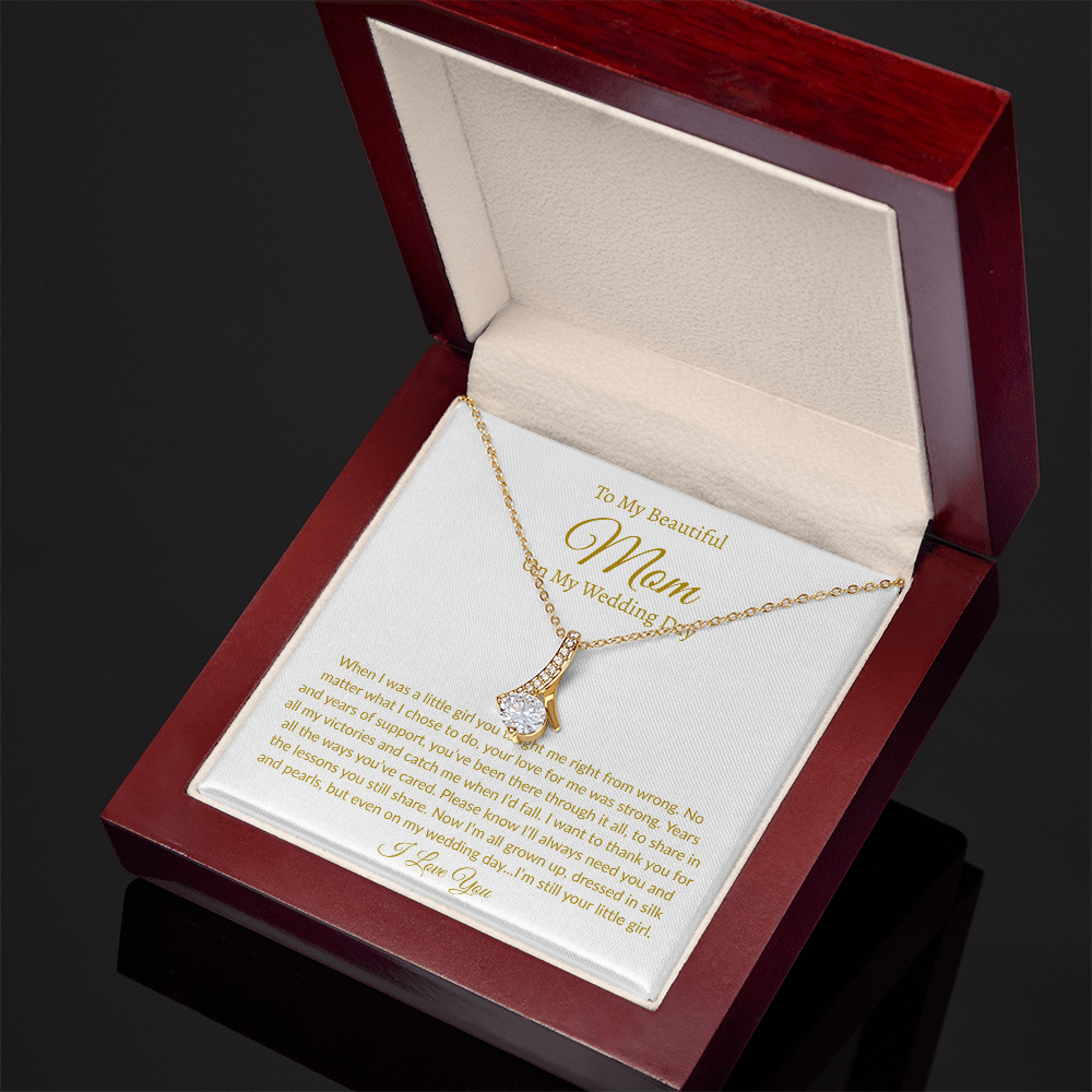 My Beautiful Mom on my Wedding | Alluring Beauty Necklace
