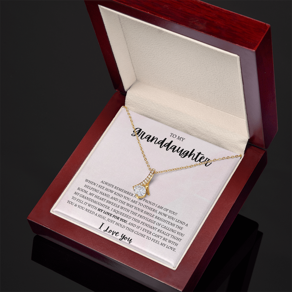 To My Granddaughter | Alluring Beauty Necklace