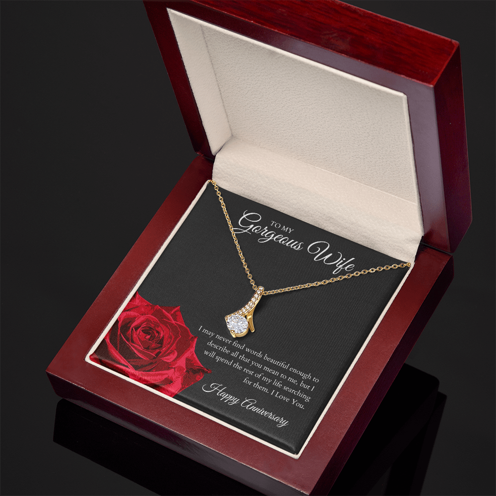 Anniversary Gift to Gorgeous Wife | Alluring Beauty Necklace
