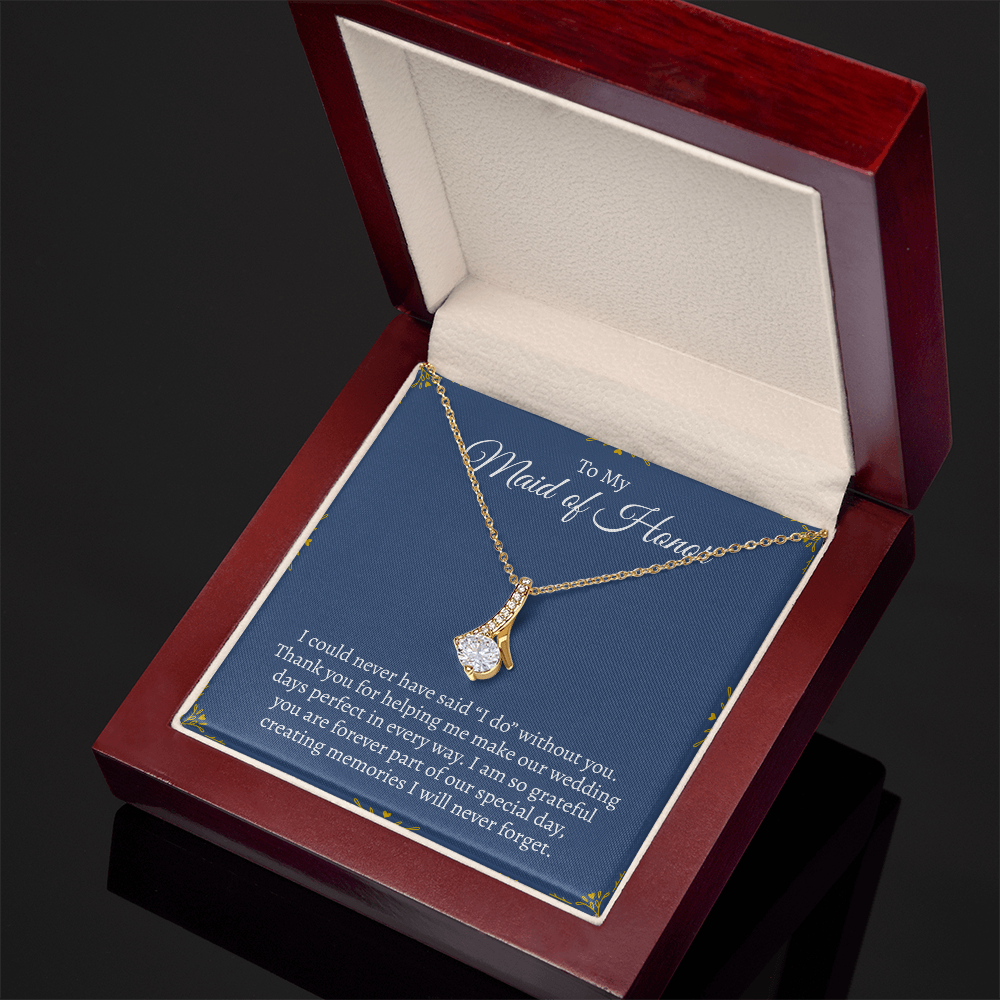 To My Maid of Honor | Alluring Beauty Necklace