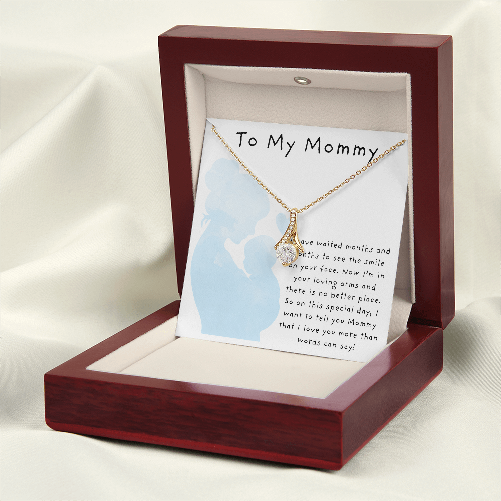 To My Mommy Blue | Alluring Beauty Necklace