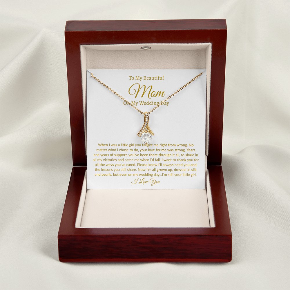 My Beautiful Mom on my Wedding | Alluring Beauty Necklace