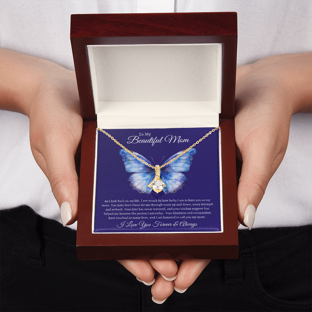 To My Beautiful Mom | Alluring Beauty Necklace