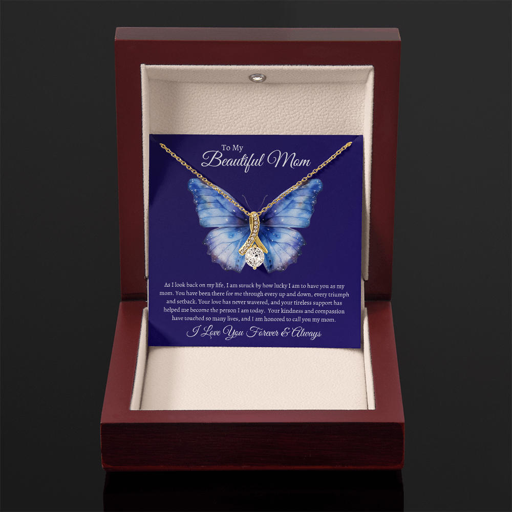 To My Beautiful Mom | Alluring Beauty Necklace
