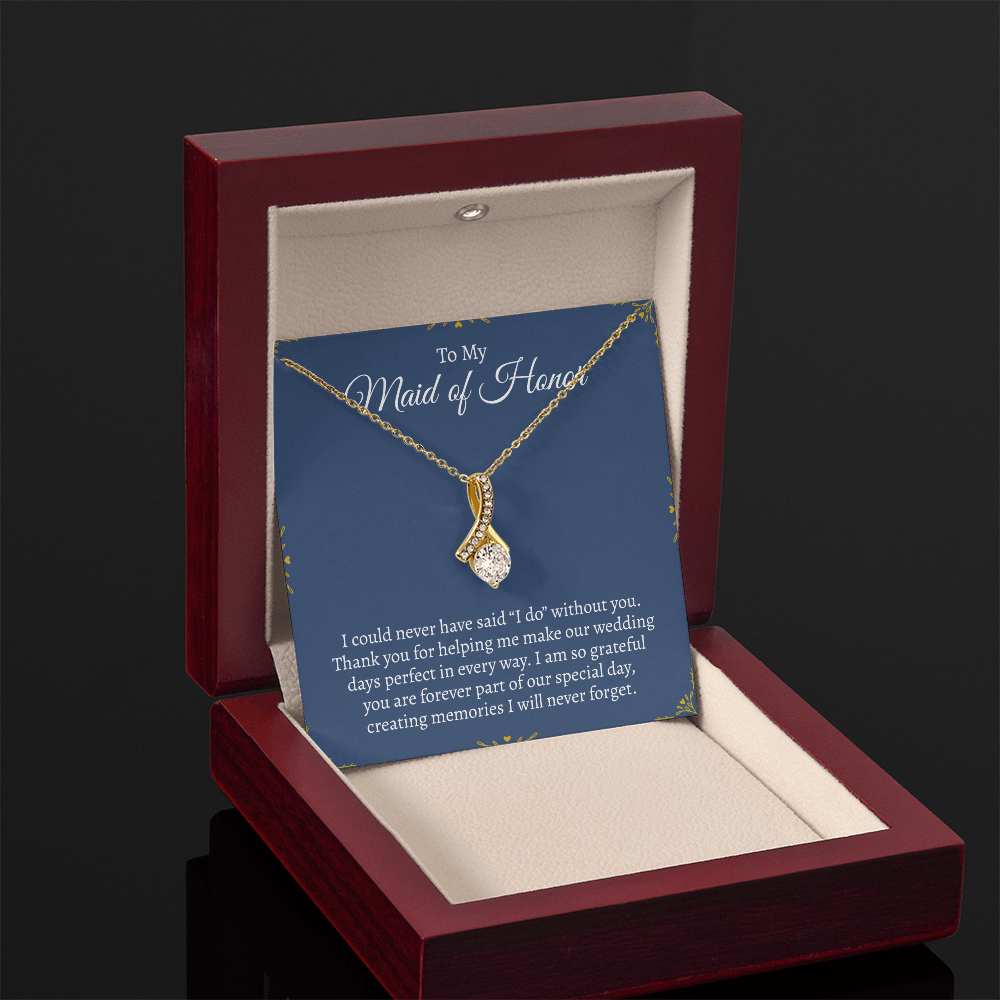 To My Maid of Honor | Alluring Beauty Necklace