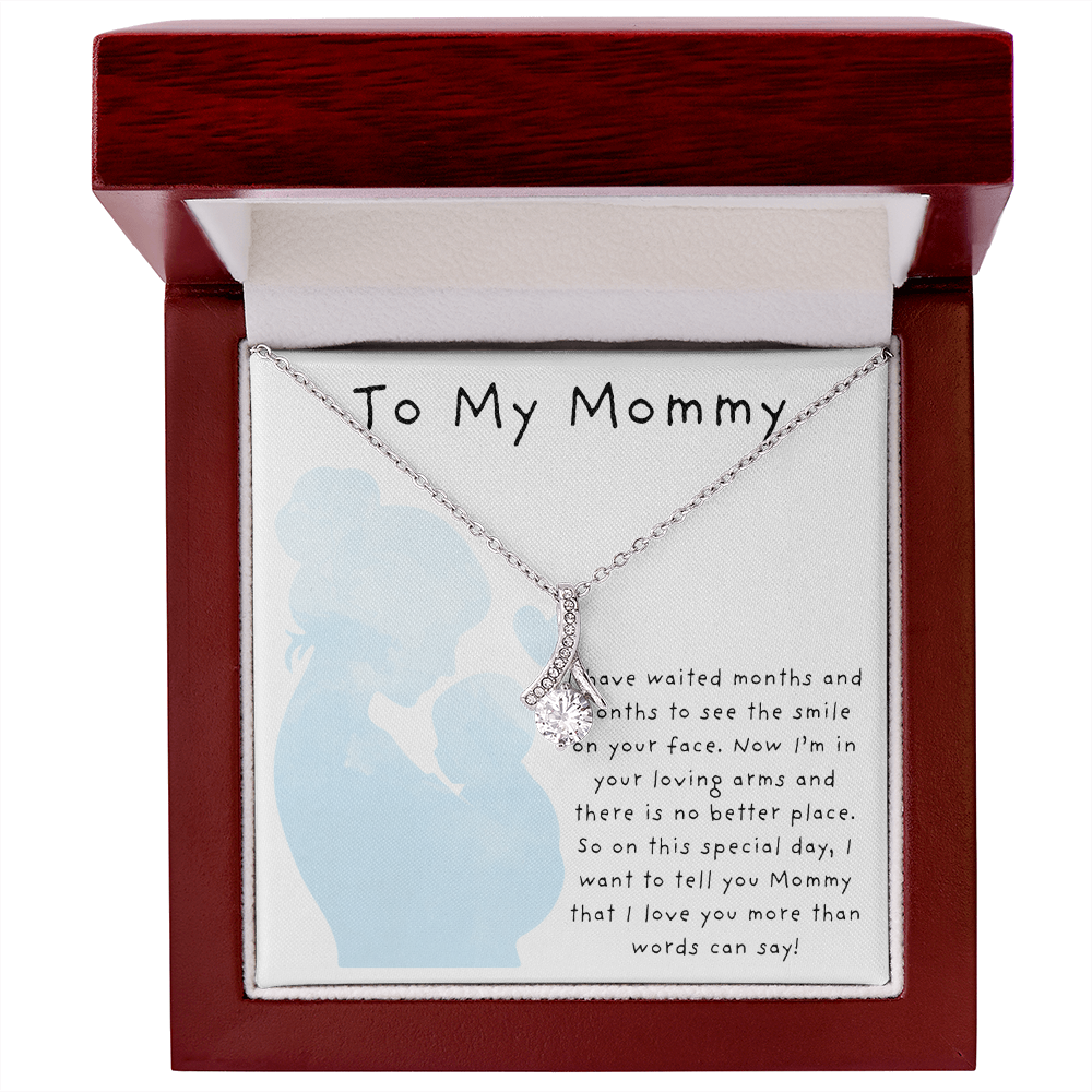 To My Mommy Blue | Alluring Beauty Necklace
