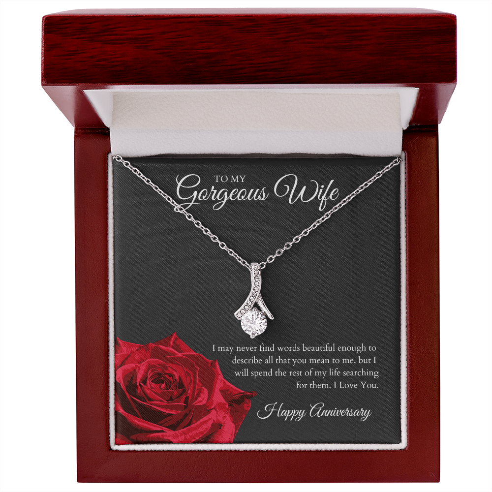 Anniversary Gift to Gorgeous Wife | Alluring Beauty Necklace