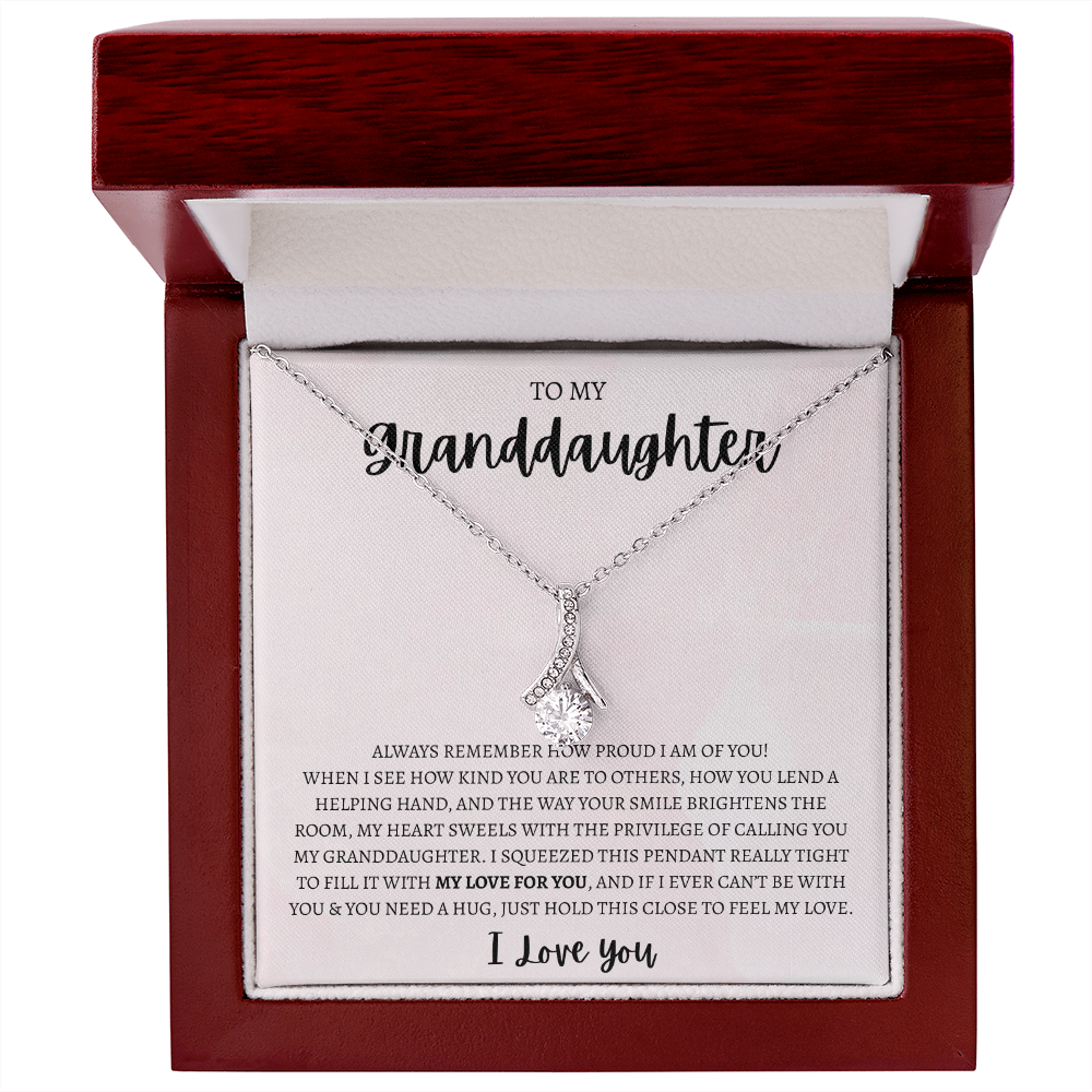 To My Granddaughter | Alluring Beauty Necklace