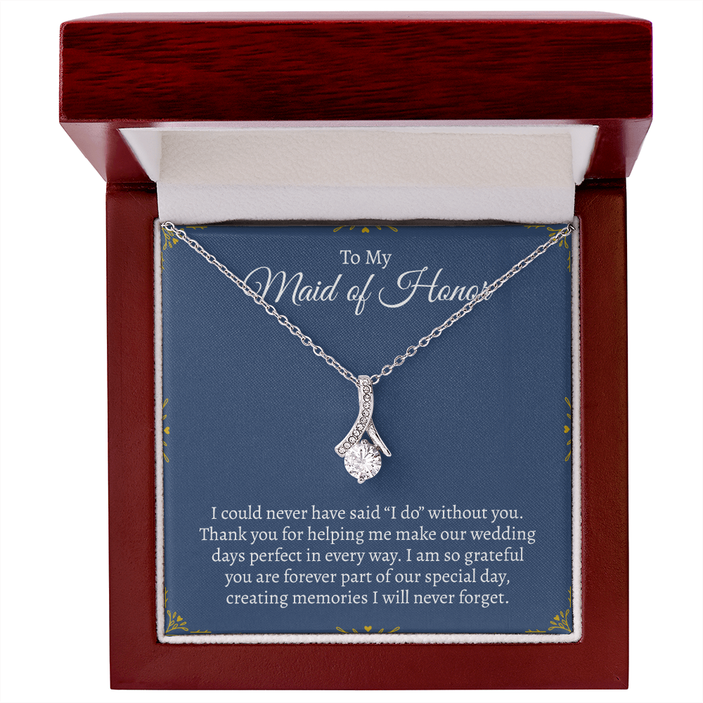 To My Maid of Honor | Alluring Beauty Necklace