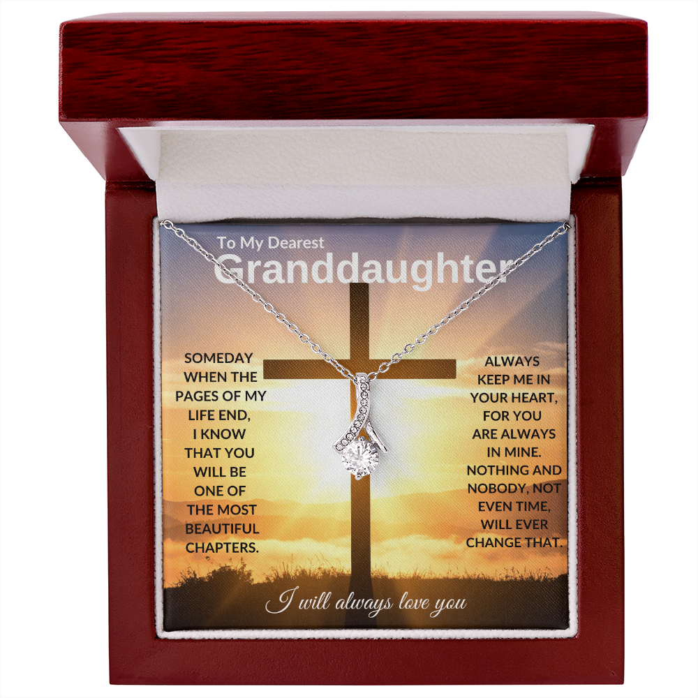 To My Dearest Granddaughter | Alluring Beauty Necklace
