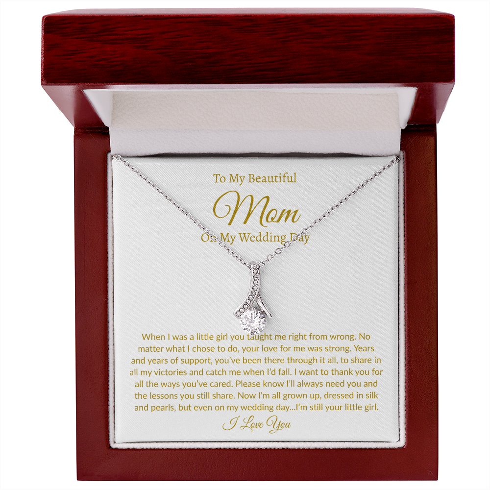 My Beautiful Mom on my Wedding | Alluring Beauty Necklace