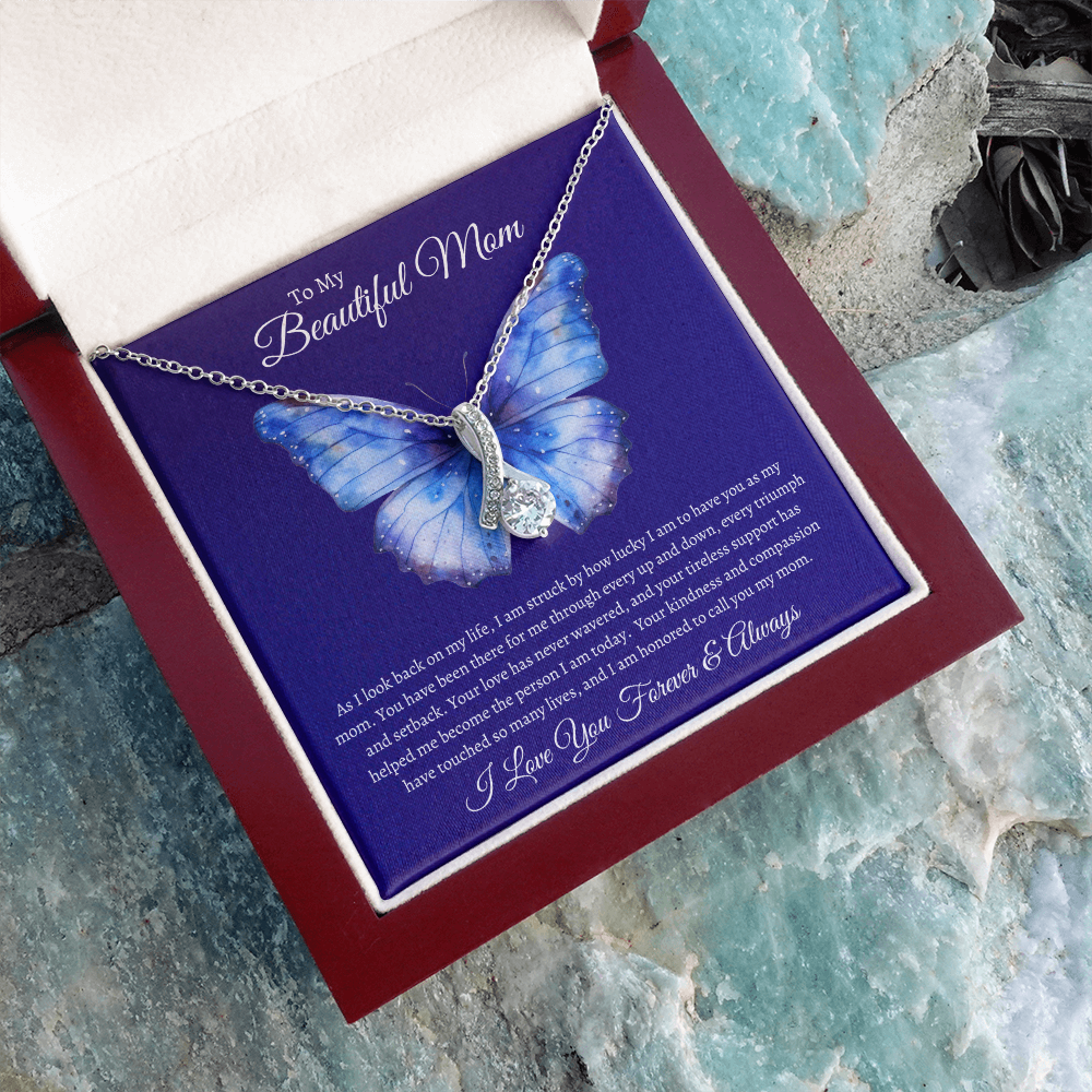 To My Beautiful Mom | Alluring Beauty Necklace