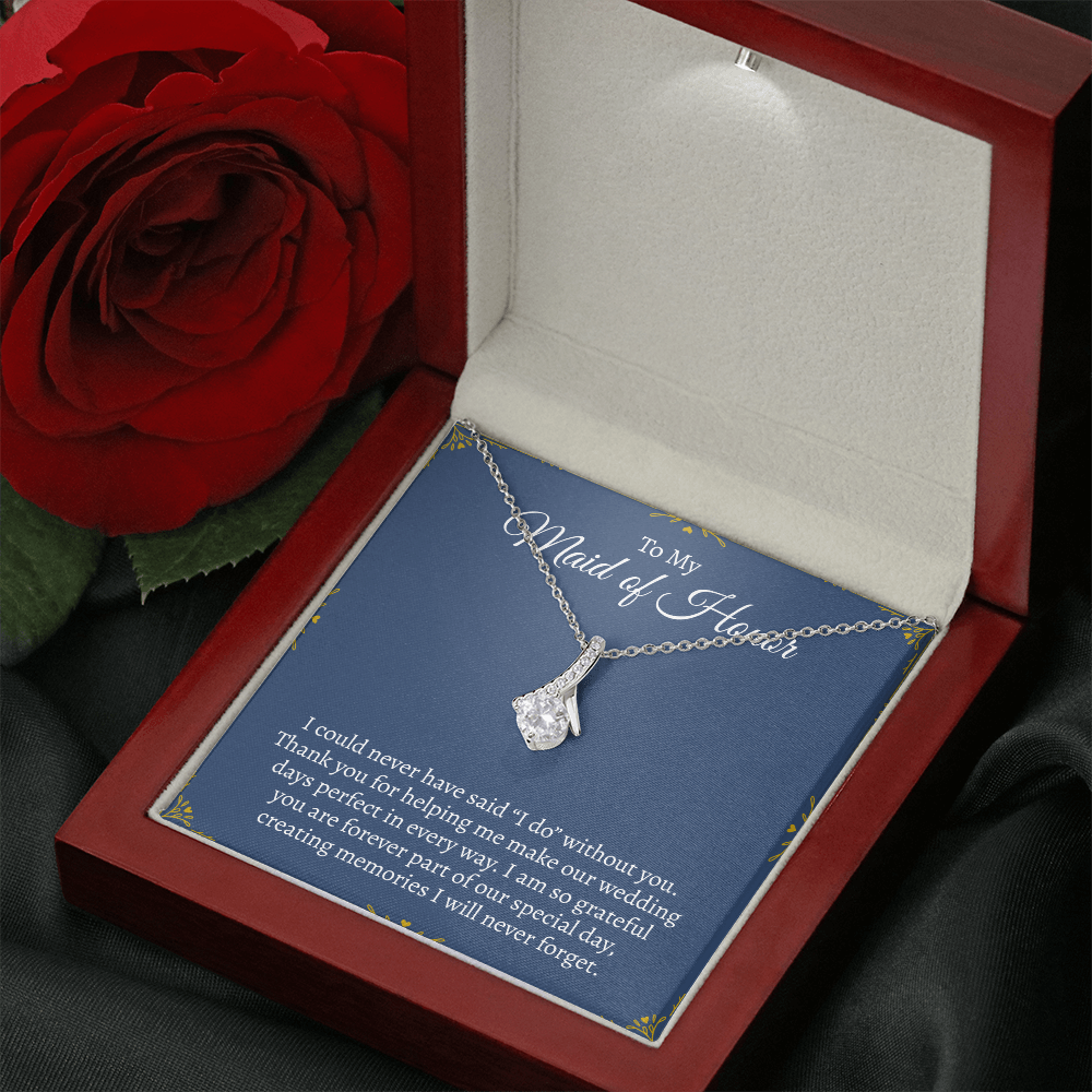 To My Maid of Honor | Alluring Beauty Necklace