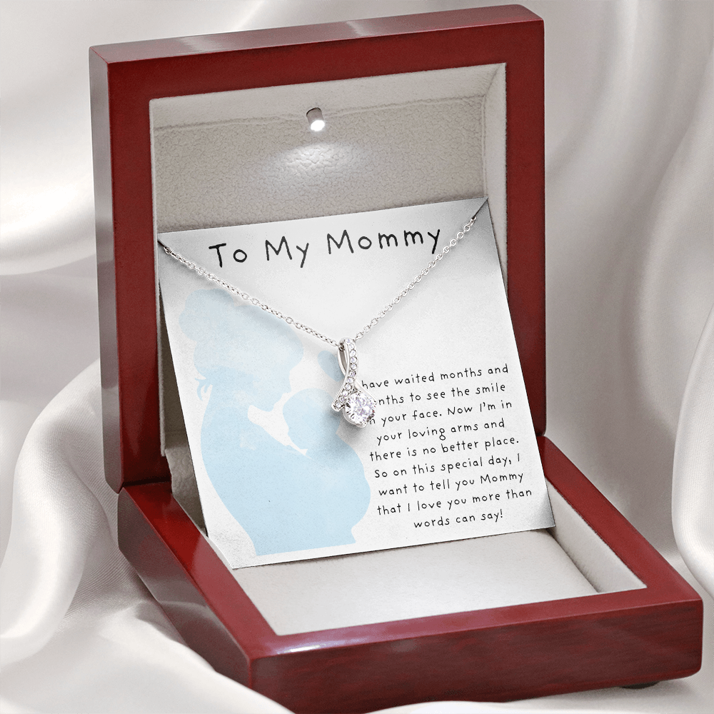 To My Mommy Blue | Alluring Beauty Necklace