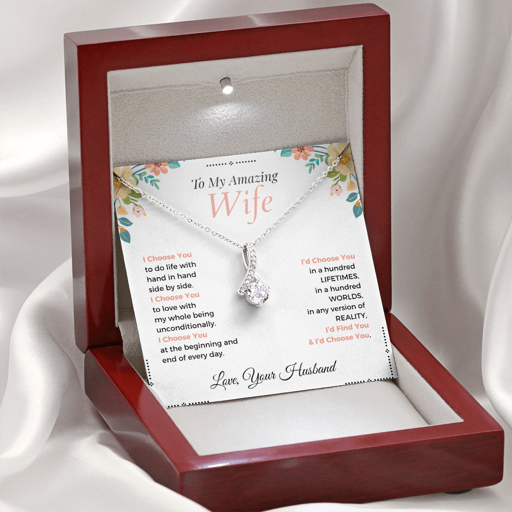 To my Amazing Wife | Alluring Beauty Necklace