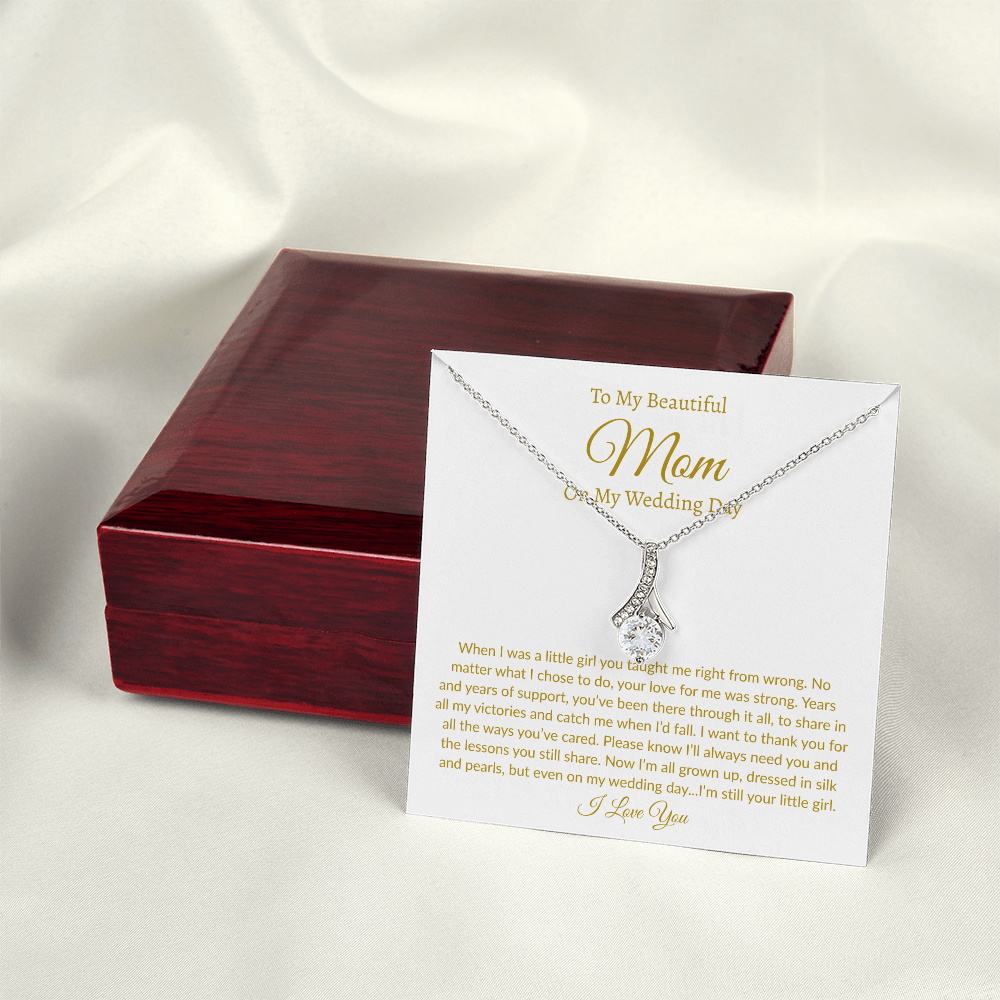 My Beautiful Mom on my Wedding | Alluring Beauty Necklace