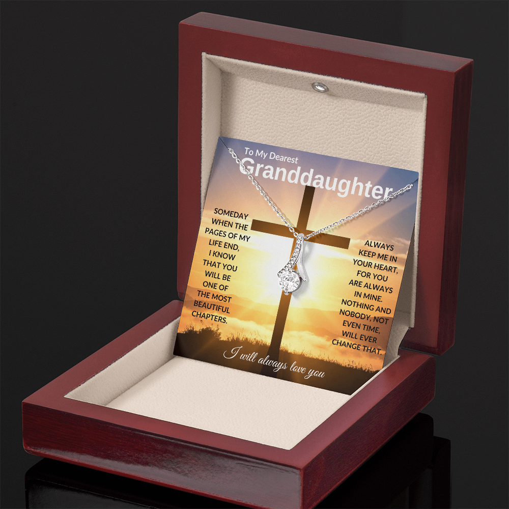 To My Dearest Granddaughter | Alluring Beauty Necklace