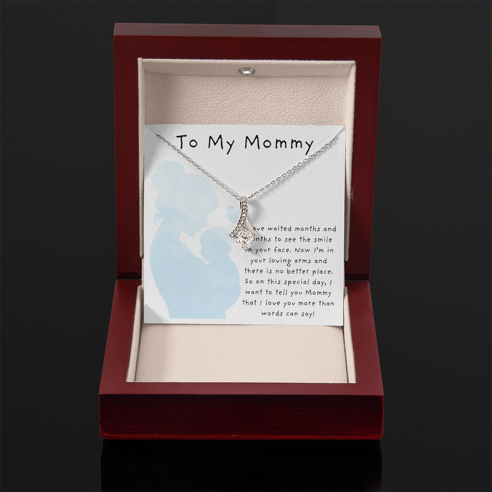 To My Mommy Blue | Alluring Beauty Necklace