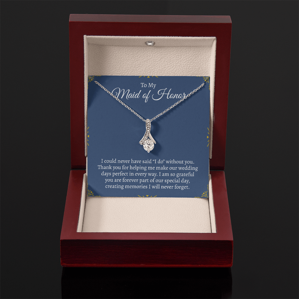 To My Maid of Honor | Alluring Beauty Necklace