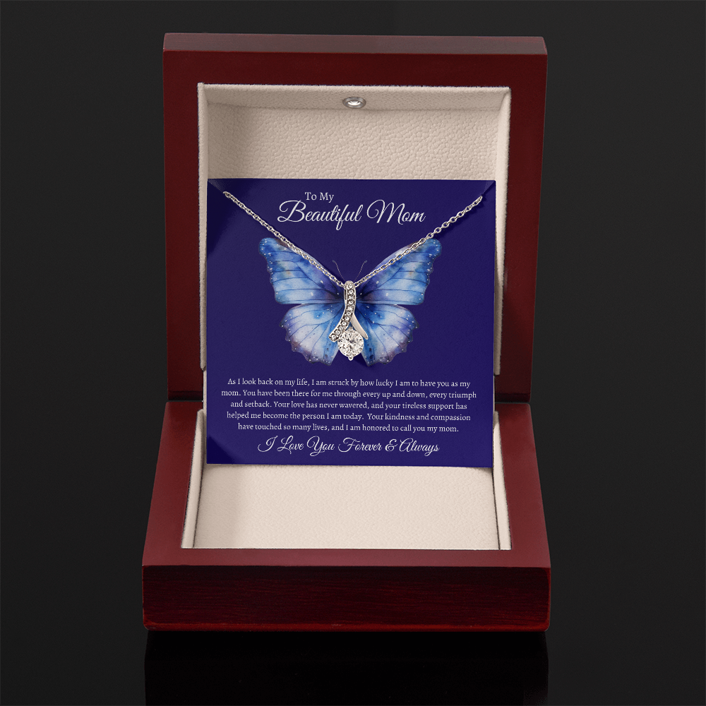 To My Beautiful Mom | Alluring Beauty Necklace