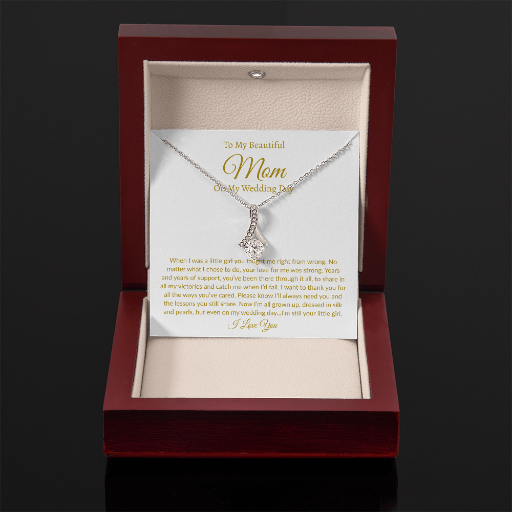 My Beautiful Mom on my Wedding | Alluring Beauty Necklace