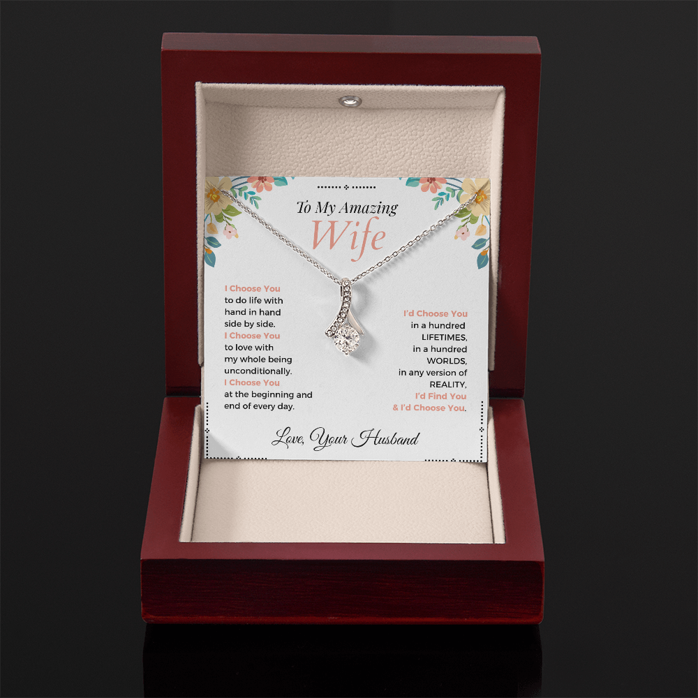 To my Amazing Wife | Alluring Beauty Necklace
