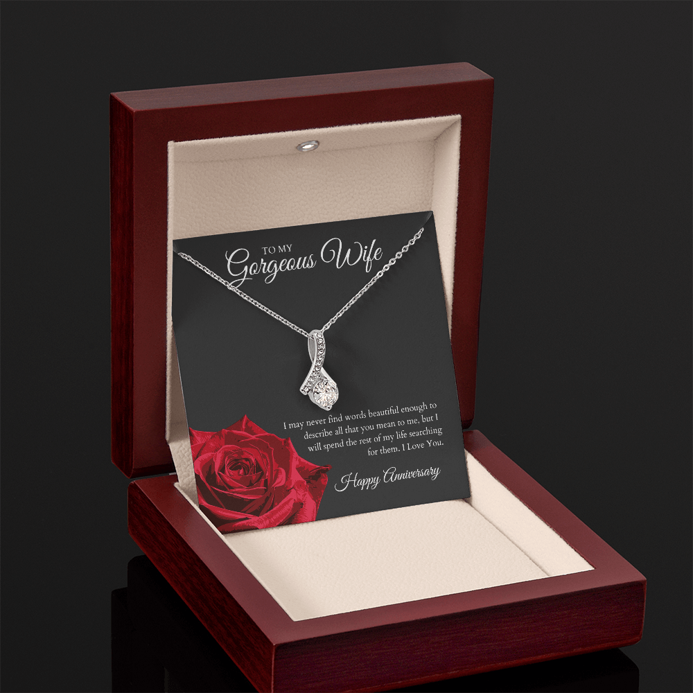 Anniversary Gift to Gorgeous Wife | Alluring Beauty Necklace