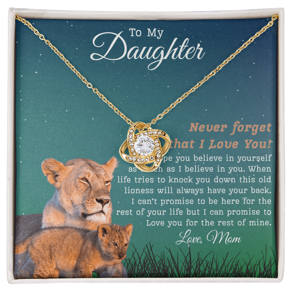 To My Daughter | Love Knot Necklace