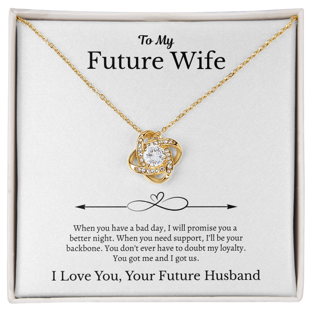 To My Future Wife From Your Future Husband | Love Knot Necklace