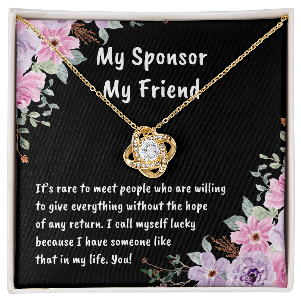 My Sponsor & Friend | Love Knot Necklace