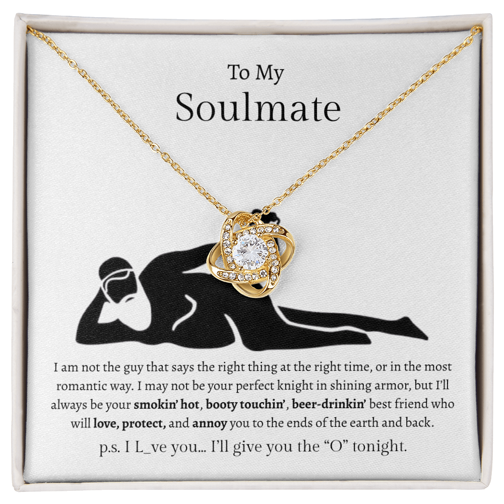 To My Soulmate | Love Knot Necklace