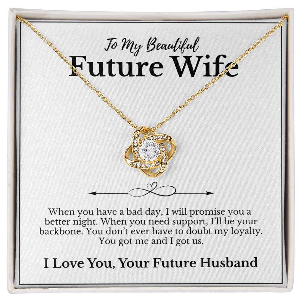 My Beautiful Future Wife | Love Knot Necklace