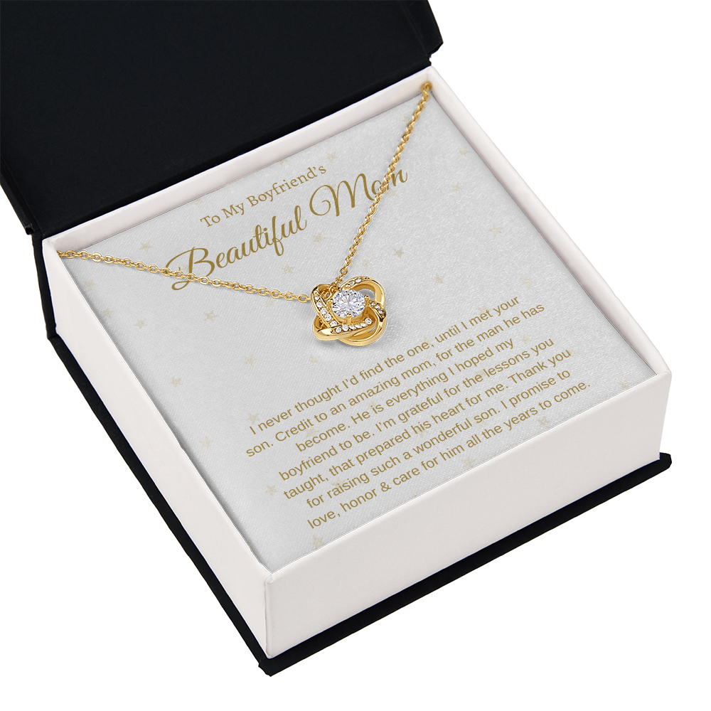 To My Boyfriend's Mom | Love Knot Necklace