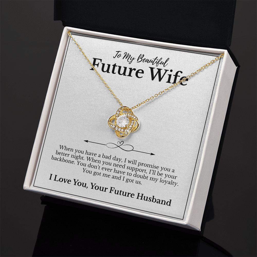 My Beautiful Future Wife | Love Knot Necklace