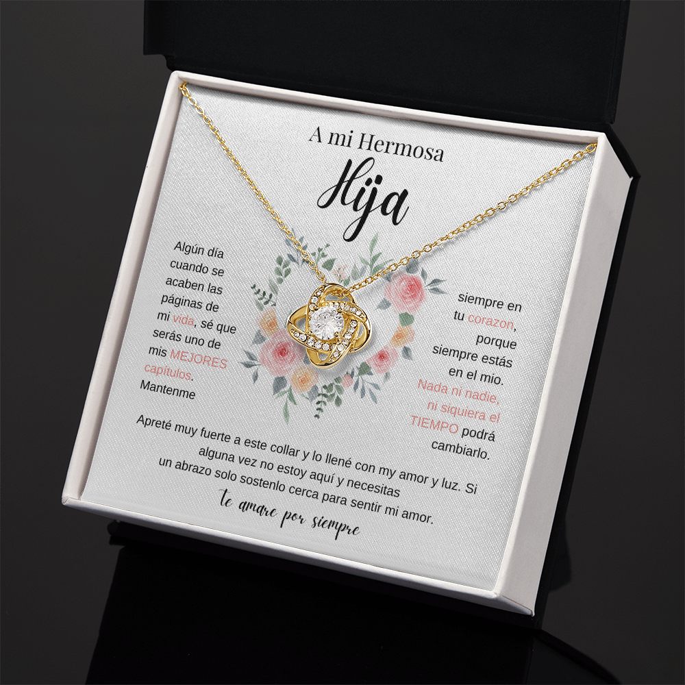 A Mi Hermosa Hija | Love Knot Necklace