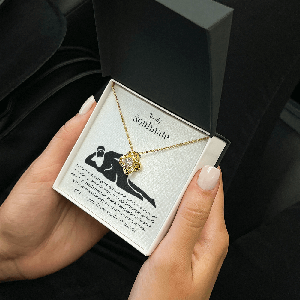 To My Soulmate | Love Knot Necklace