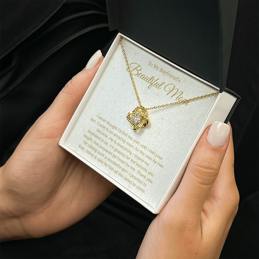 To My Boyfriend's Mom | Love Knot Necklace