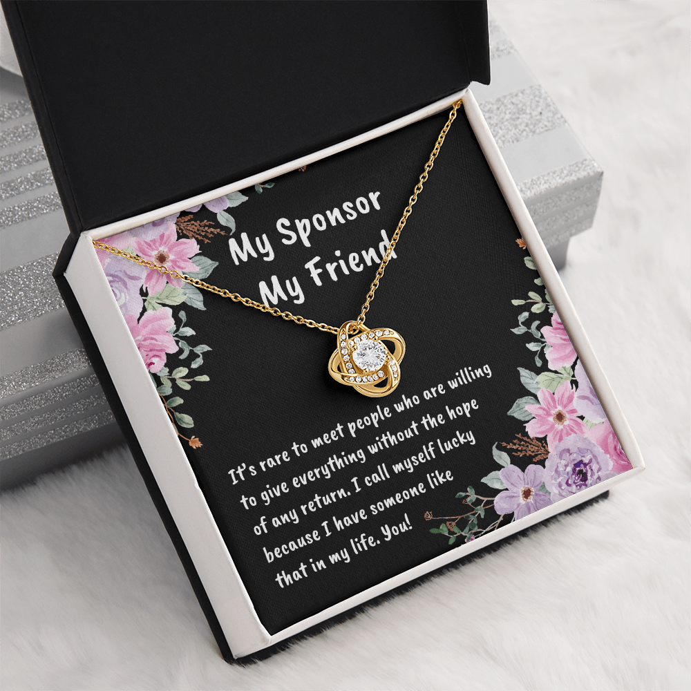 My Sponsor & Friend | Love Knot Necklace