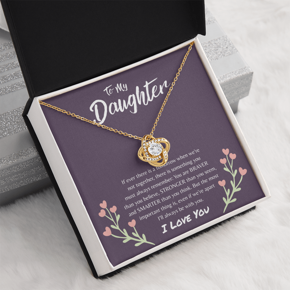 To My Daughter | Love Knot Necklace