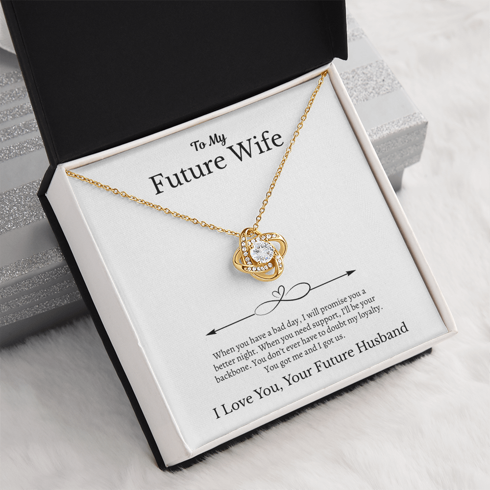 To My Future Wife From Your Future Husband | Love Knot Necklace